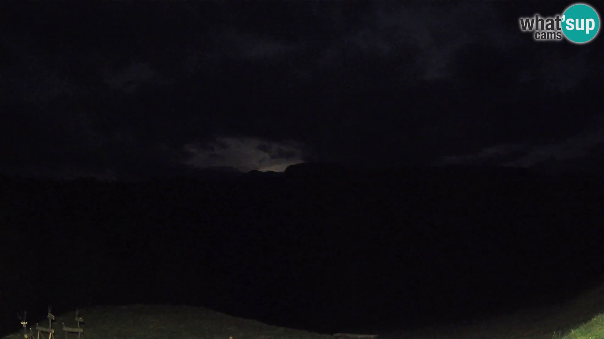 Webcam Brunarica Dražgoše – Vista live sul Ratitovec (1666 m)