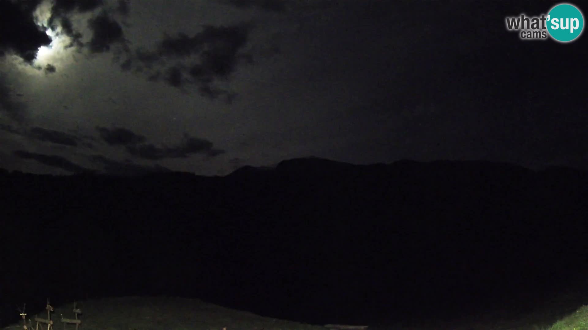 Webcam Brunarica Dražgoše – Vista live sul Ratitovec (1666 m)