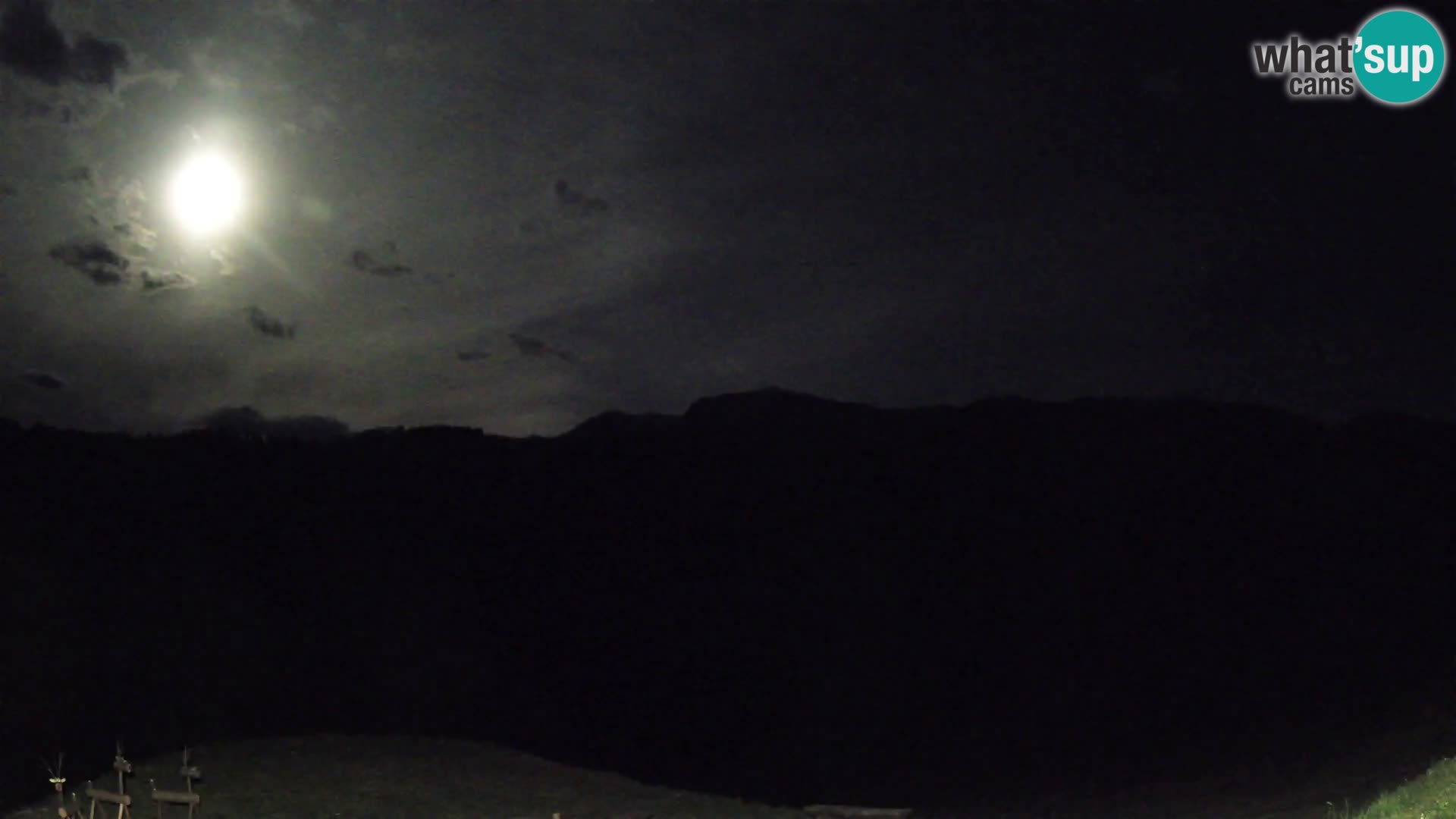 Webcam Brunarica Dražgoše – Vista live sul Ratitovec (1666 m)