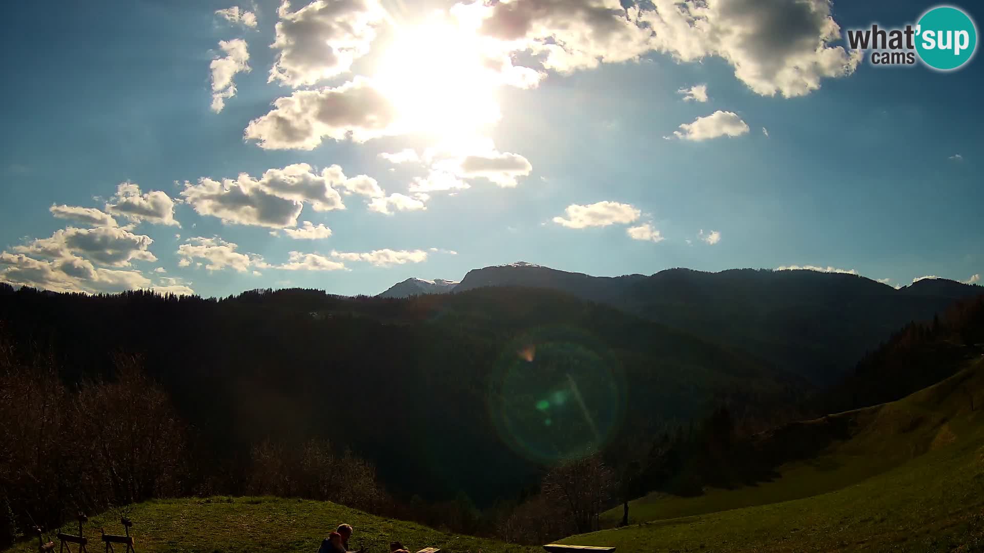 Webcam Brunarica Dražgoše – Liveblick auf Ratitovec (1666 m)