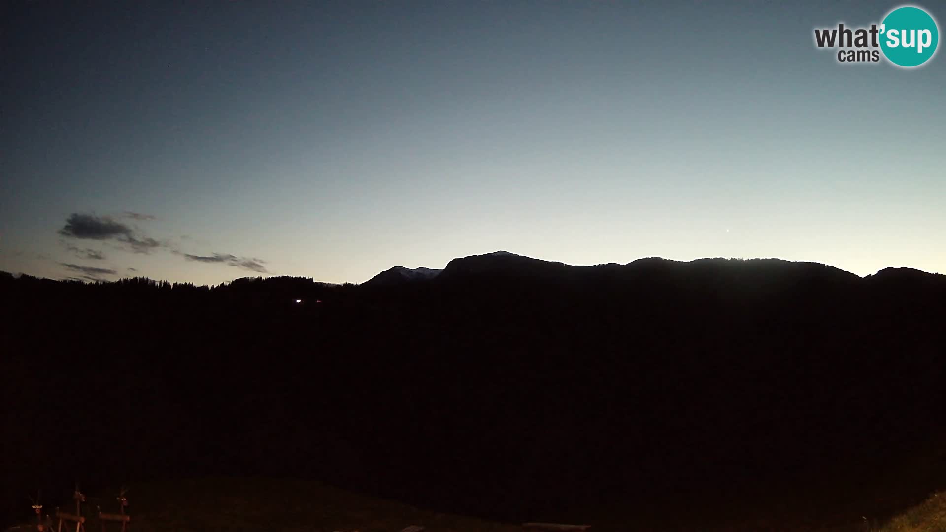 Webcam Brunarica Dražgoše – Live View of Ratitovec (1666 m)