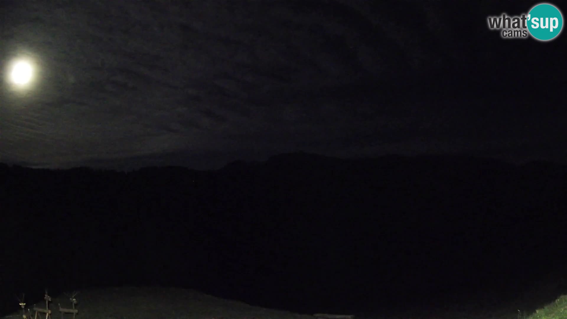 Webcam Brunarica Dražgoše – Vista live sul Ratitovec (1666 m)