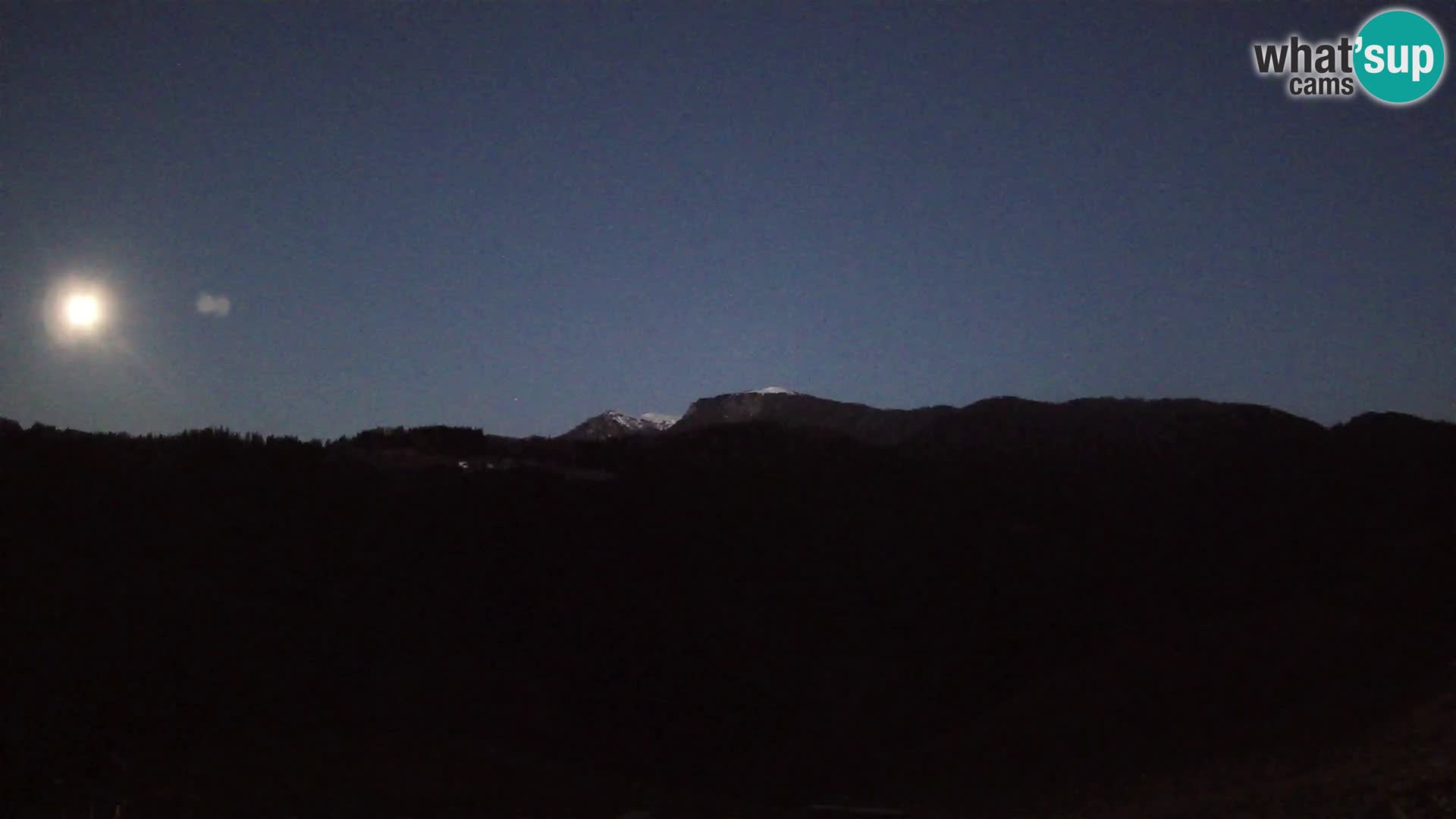 Webcam Brunarica Dražgoše – Liveblick auf Ratitovec (1666 m)