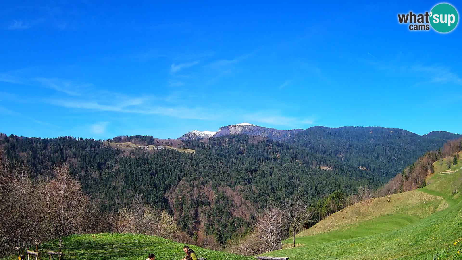 Webcam Brunarica Dražgoše – Liveblick auf Ratitovec (1666 m)