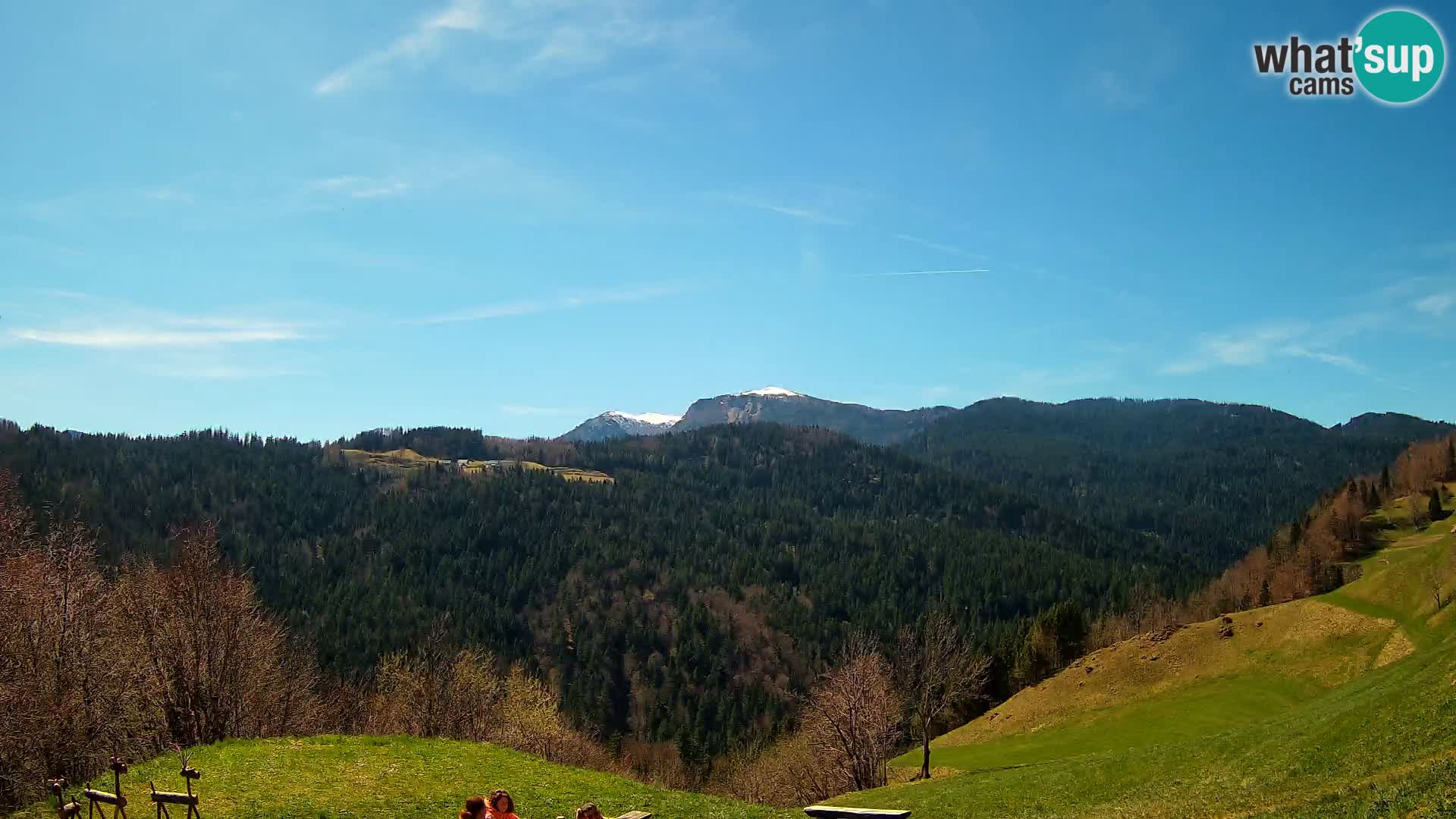 Webcam Brunarica Dražgoše – Vista live sul Ratitovec (1666 m)