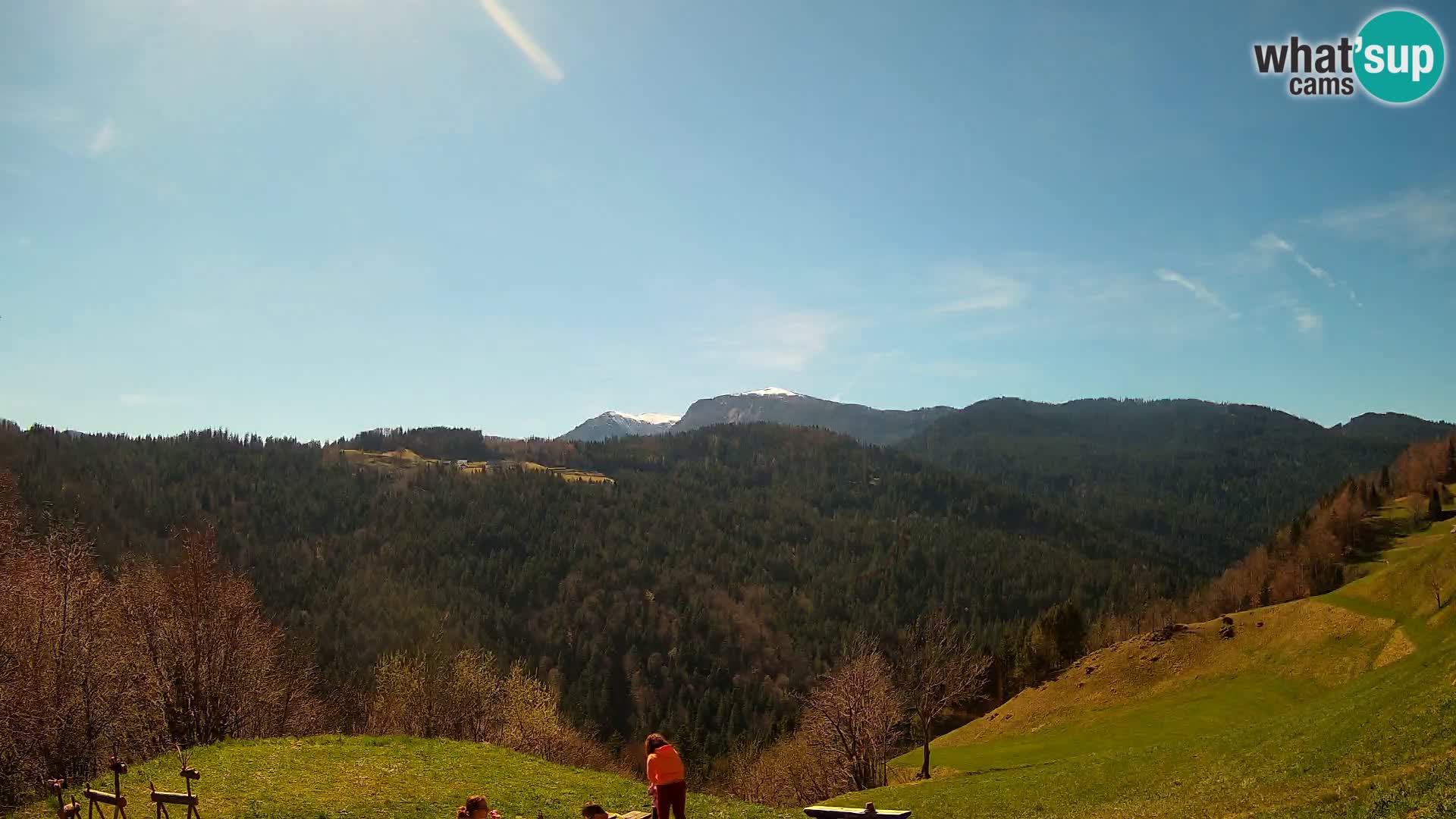 Web kamera Brunarica Dražgoše – Pogled uživo na Ratitovec (1666 m)