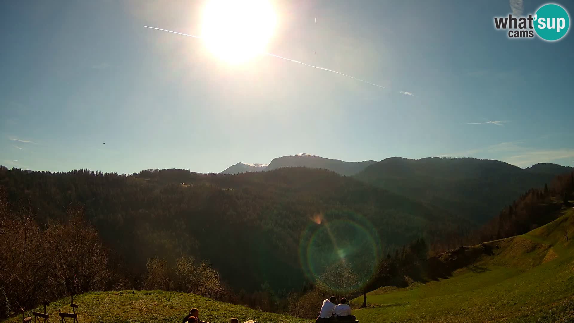 Spletna kamera Brunarica Dražgoše – Pogled v živo na Ratitovec (1666 m)