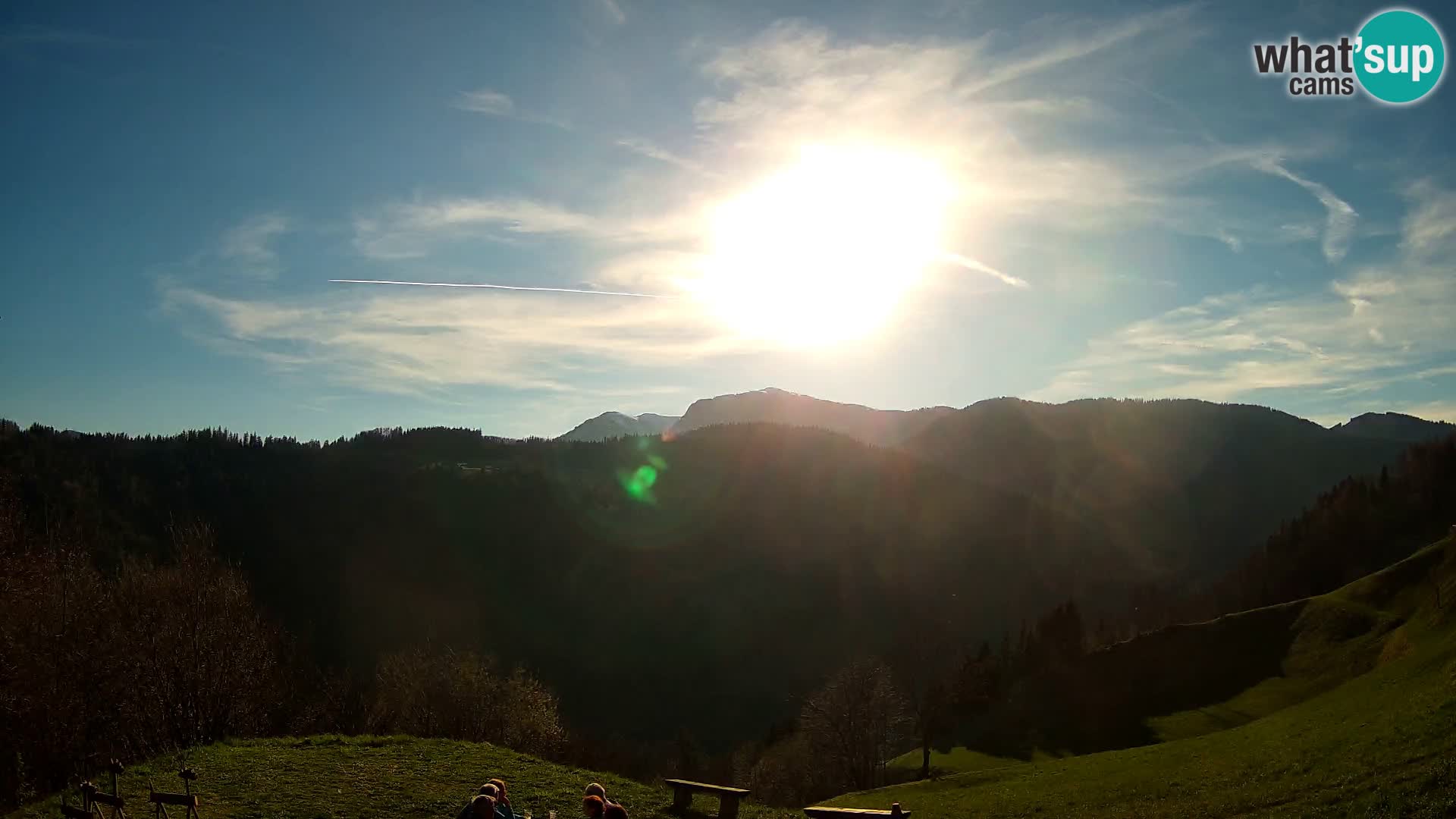 Webcam Brunarica Dražgoše – Liveblick auf Ratitovec (1666 m)