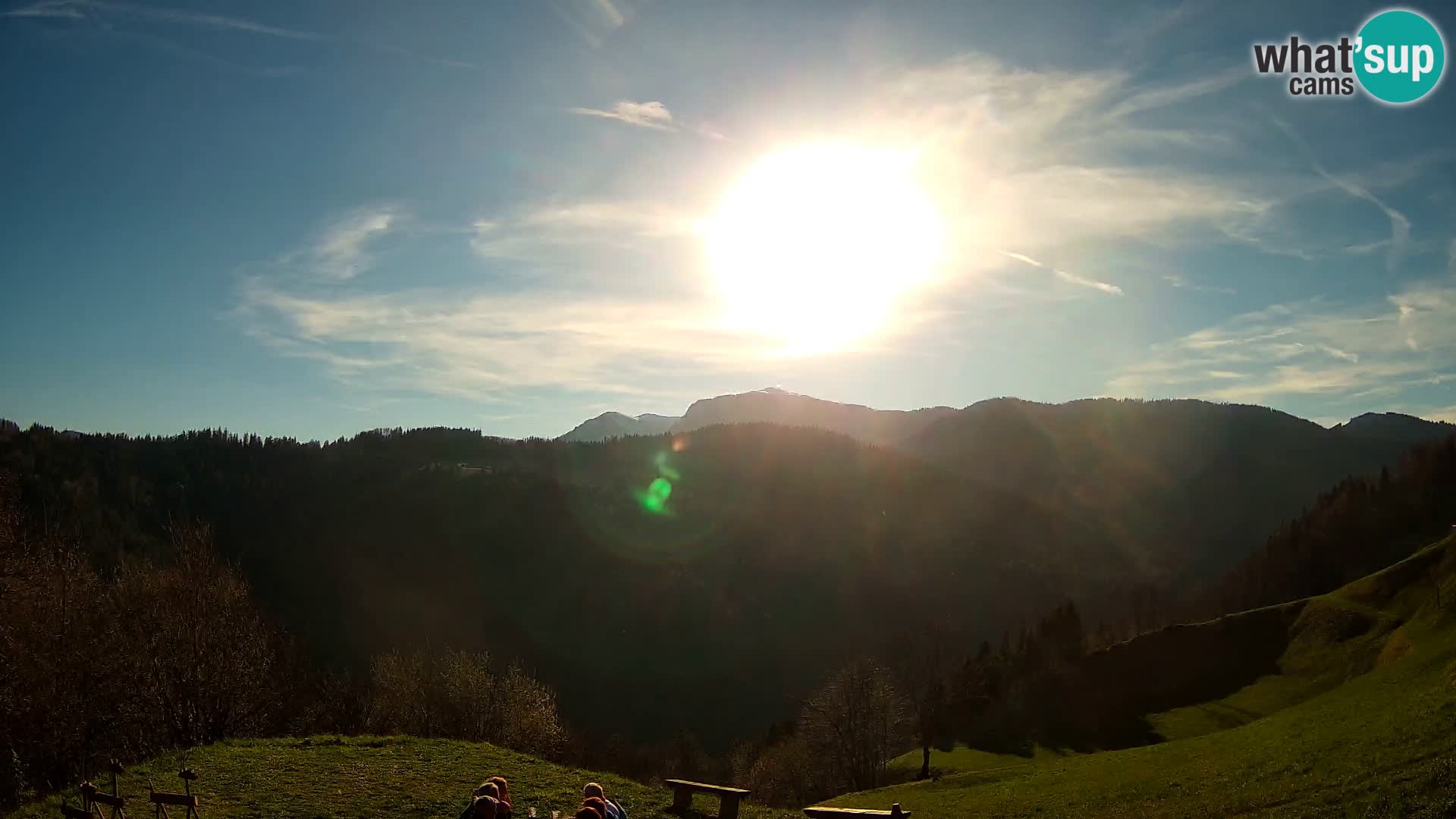 Webcam Brunarica Dražgoše – Liveblick auf Ratitovec (1666 m)