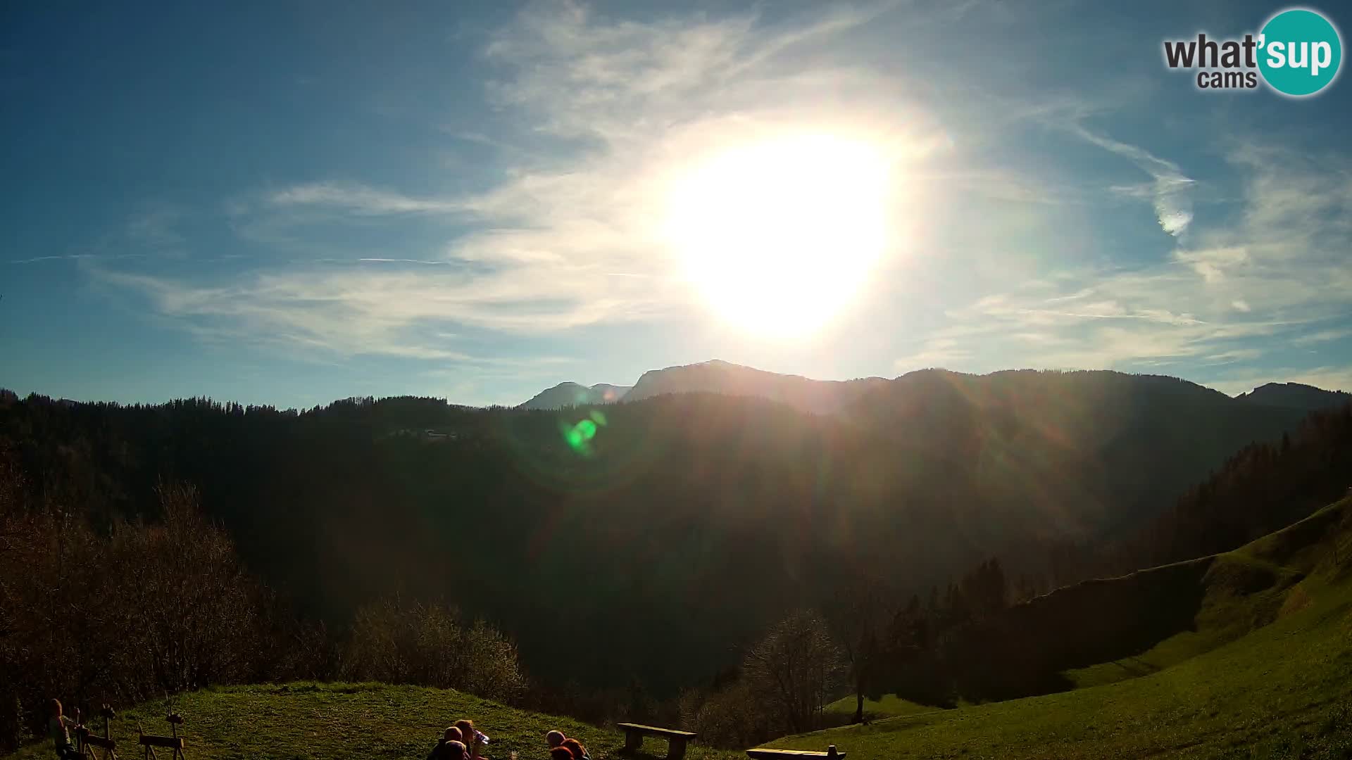 Webcam Brunarica Dražgoše – Live View of Ratitovec (1666 m)