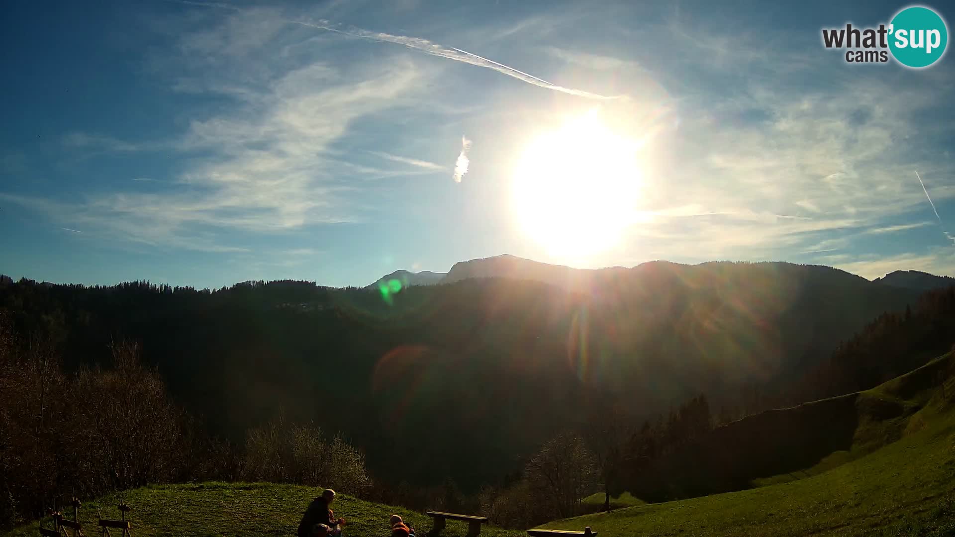 Webcam Brunarica Dražgoše – Live View of Ratitovec (1666 m)