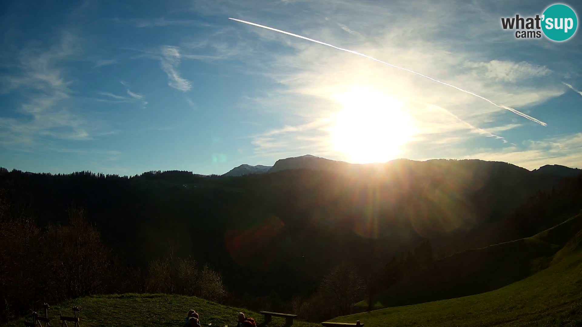 Webcam Brunarica Dražgoše – Live View of Ratitovec (1666 m)