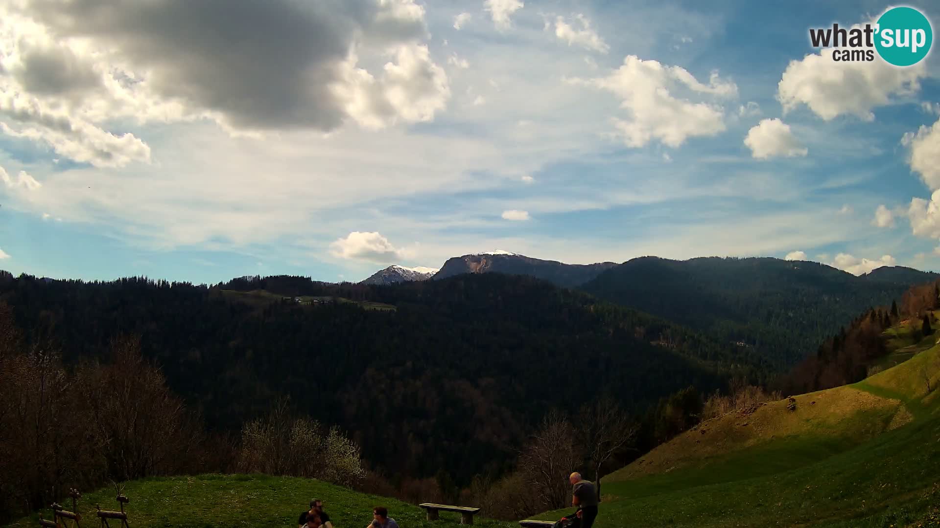 Web kamera Brunarica Dražgoše – Pogled uživo na Ratitovec (1666 m)