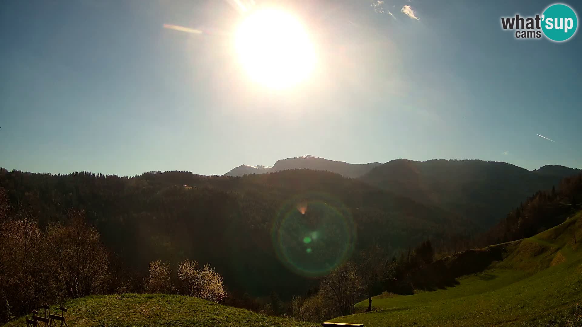 Webcam Brunarica Dražgoše – Liveblick auf Ratitovec (1666 m)