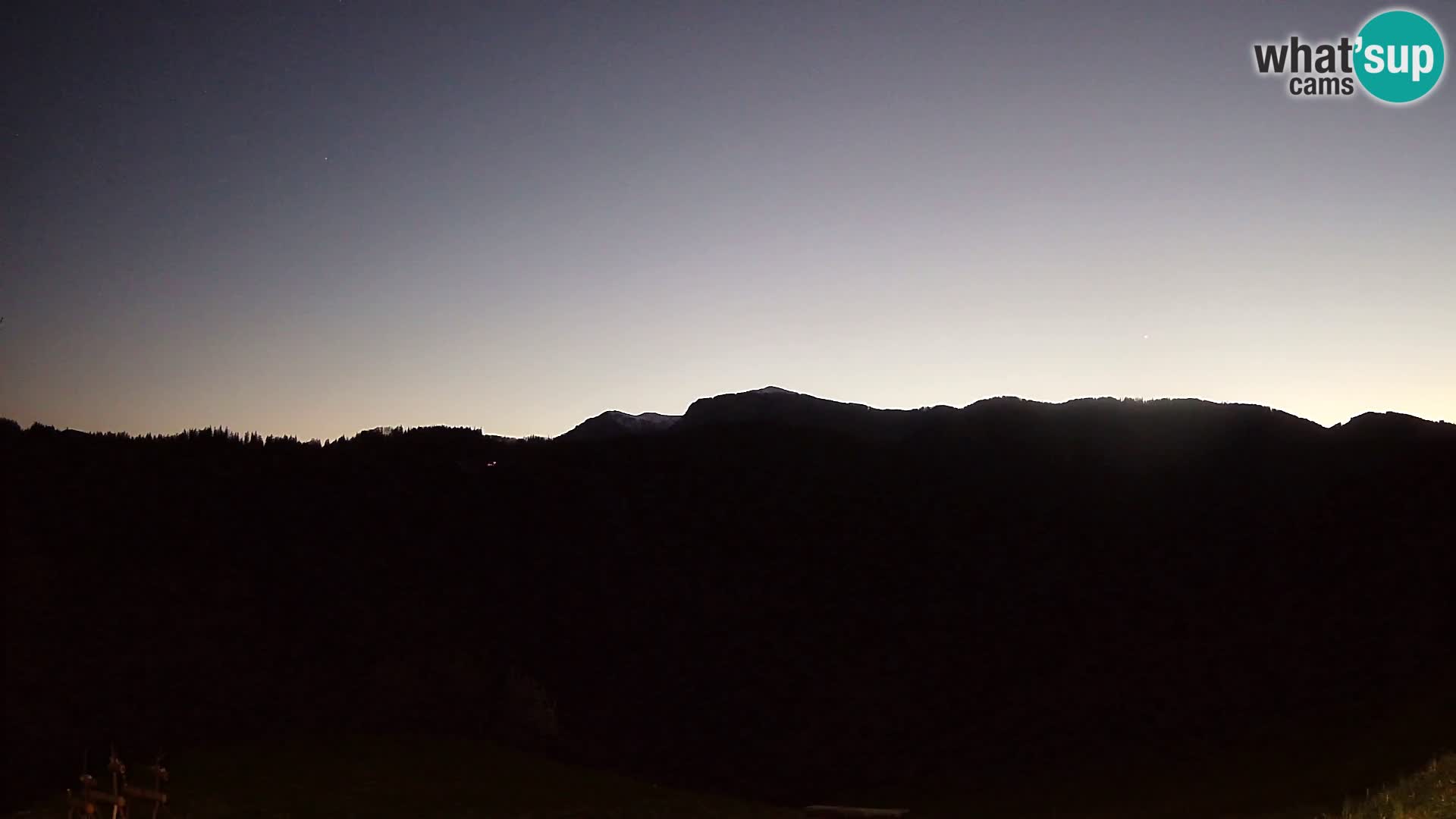 Webcam Brunarica Dražgoše – Live View of Ratitovec (1666 m)