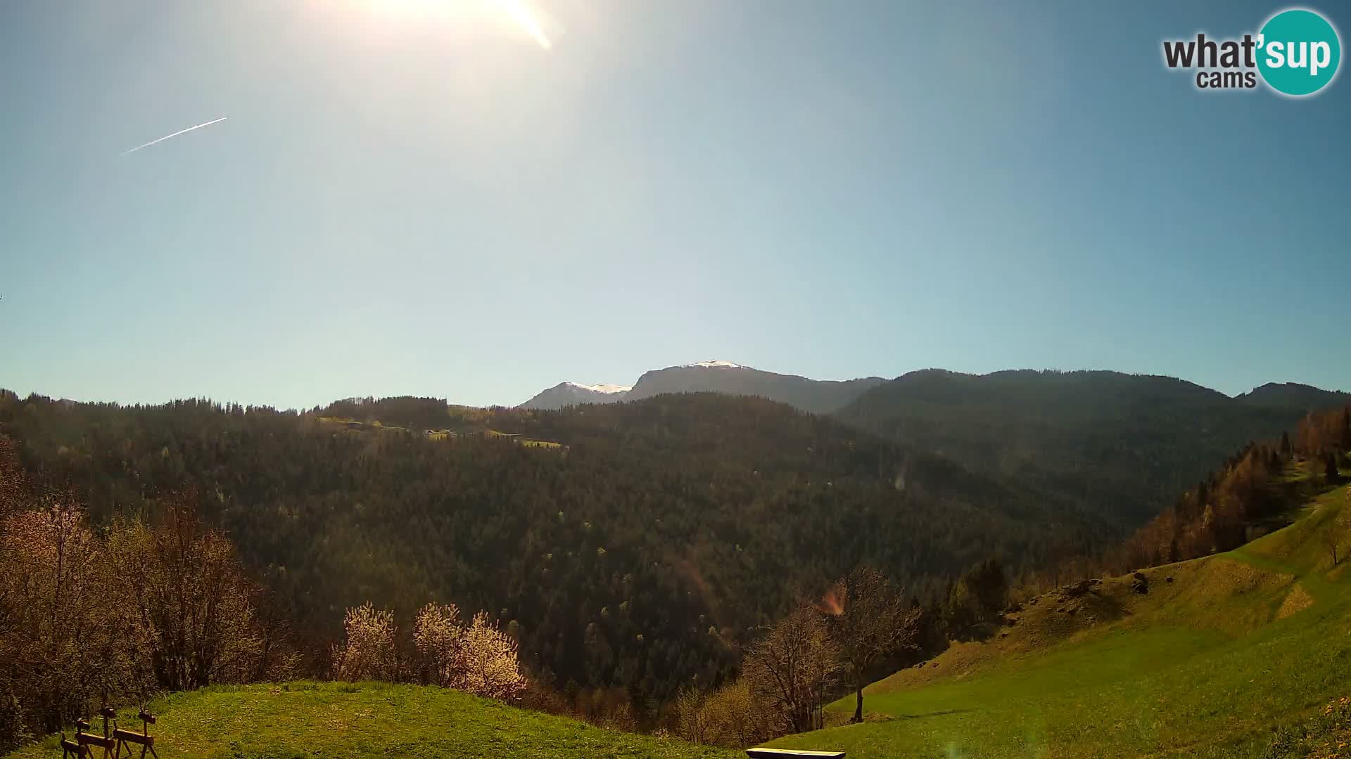 Web kamera Brunarica Dražgoše – Pogled uživo na Ratitovec (1666 m)