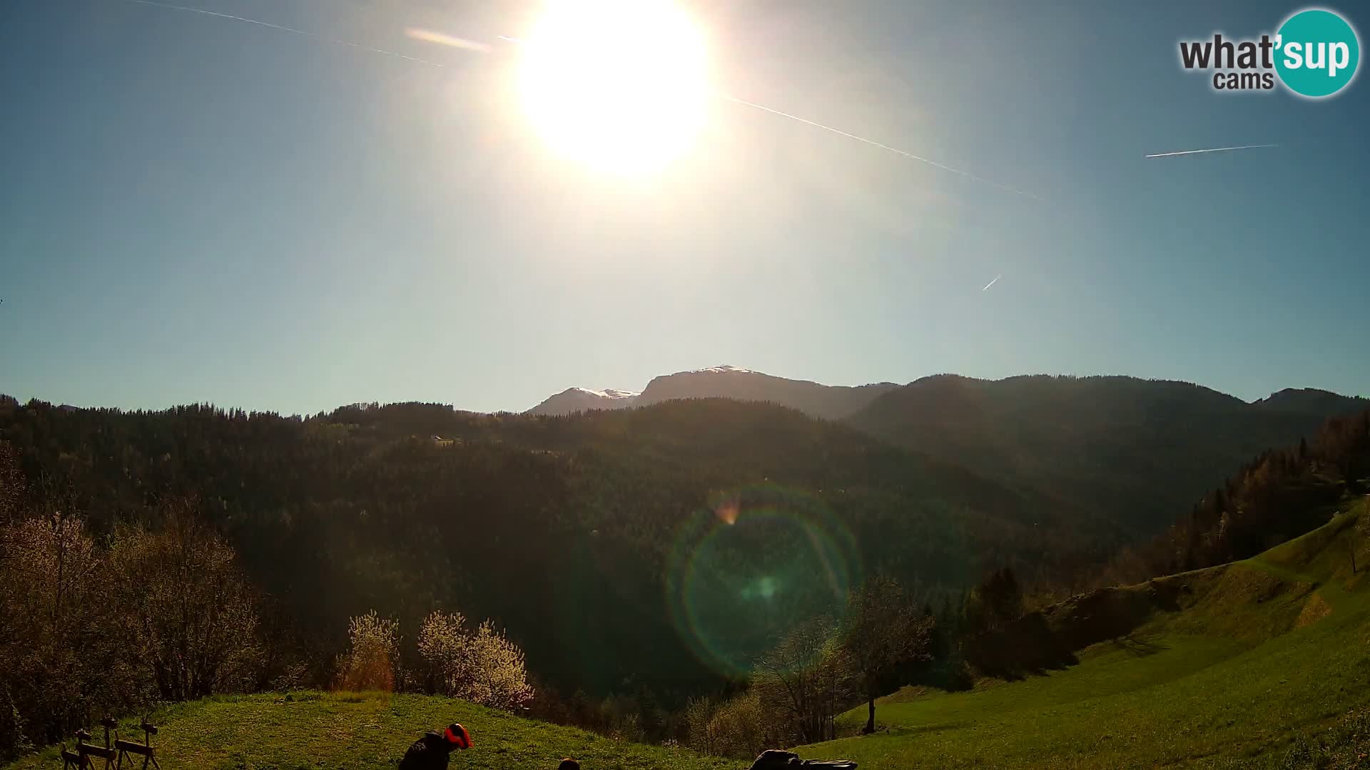 Spletna kamera Brunarica Dražgoše – Pogled v živo na Ratitovec (1666 m)