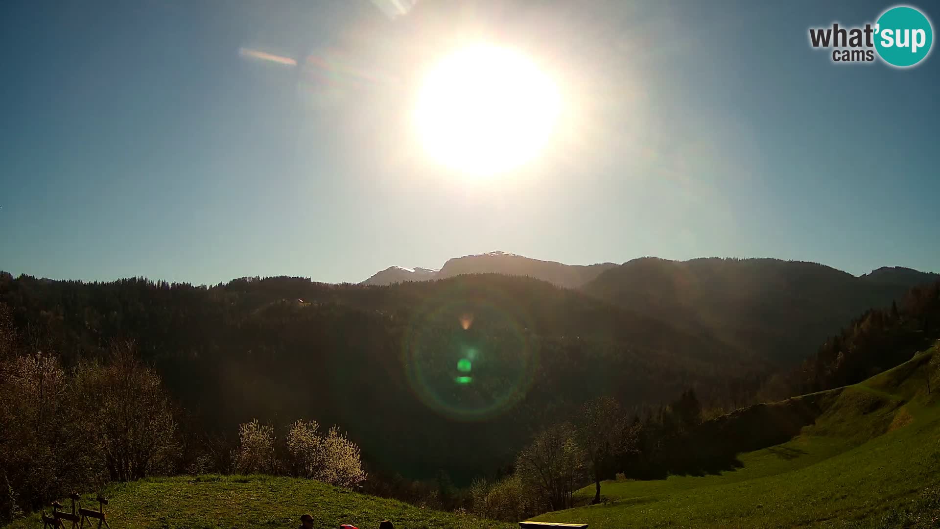 Web kamera Brunarica Dražgoše – Pogled uživo na Ratitovec (1666 m)