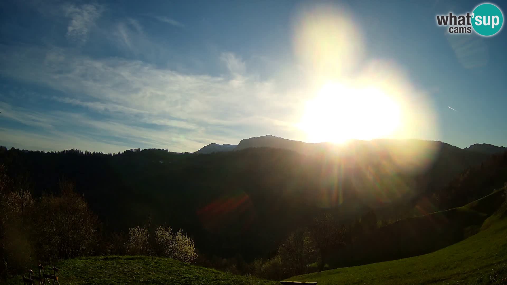 Webcam Brunarica Dražgoše – Liveblick auf Ratitovec (1666 m)