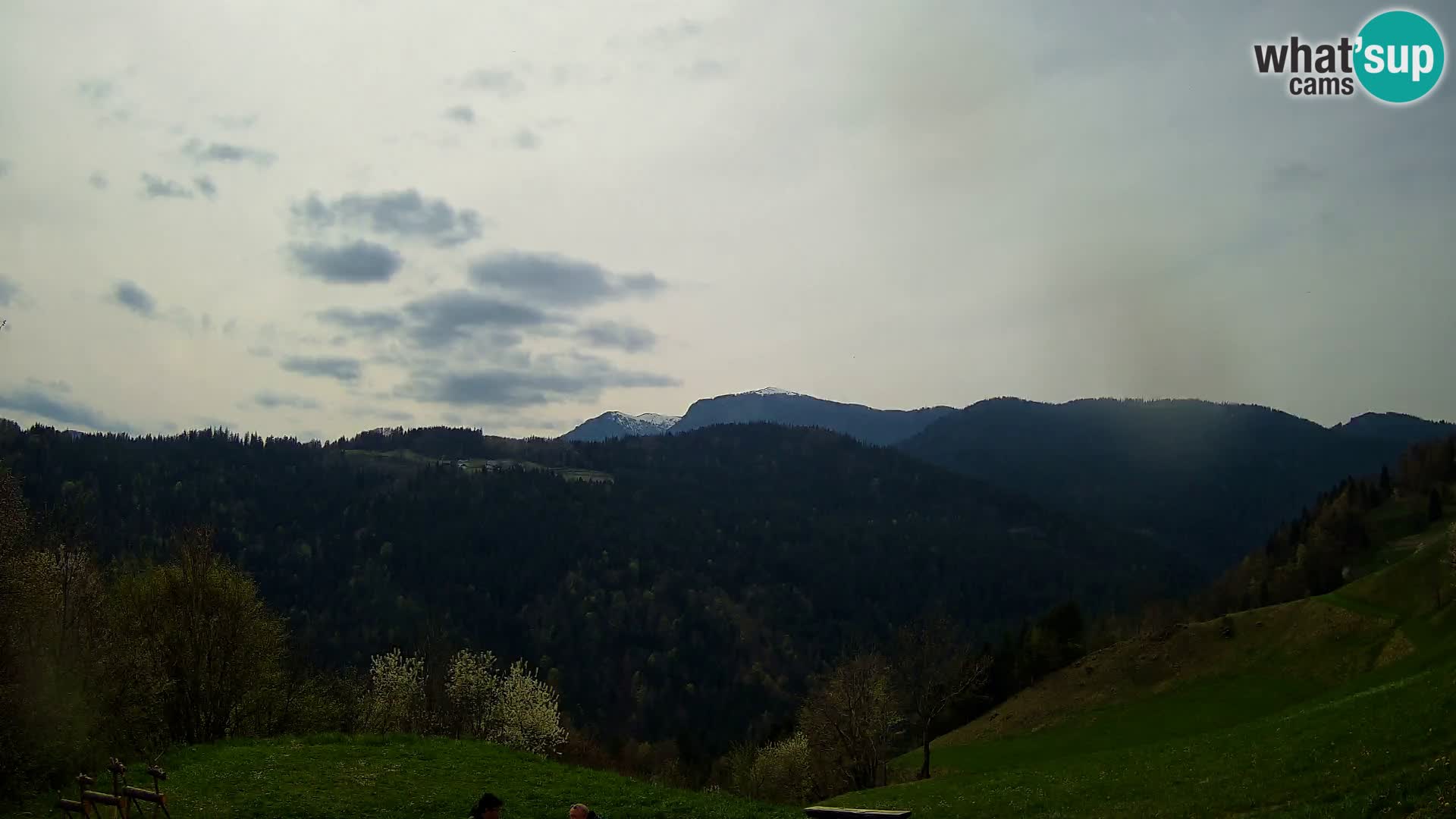 Webcam Brunarica Dražgoše – Live View of Ratitovec (1666 m)