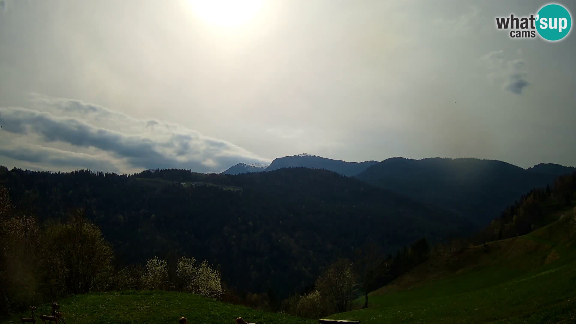 Webcam Brunarica Dražgoše – Liveblick auf Ratitovec (1666 m)