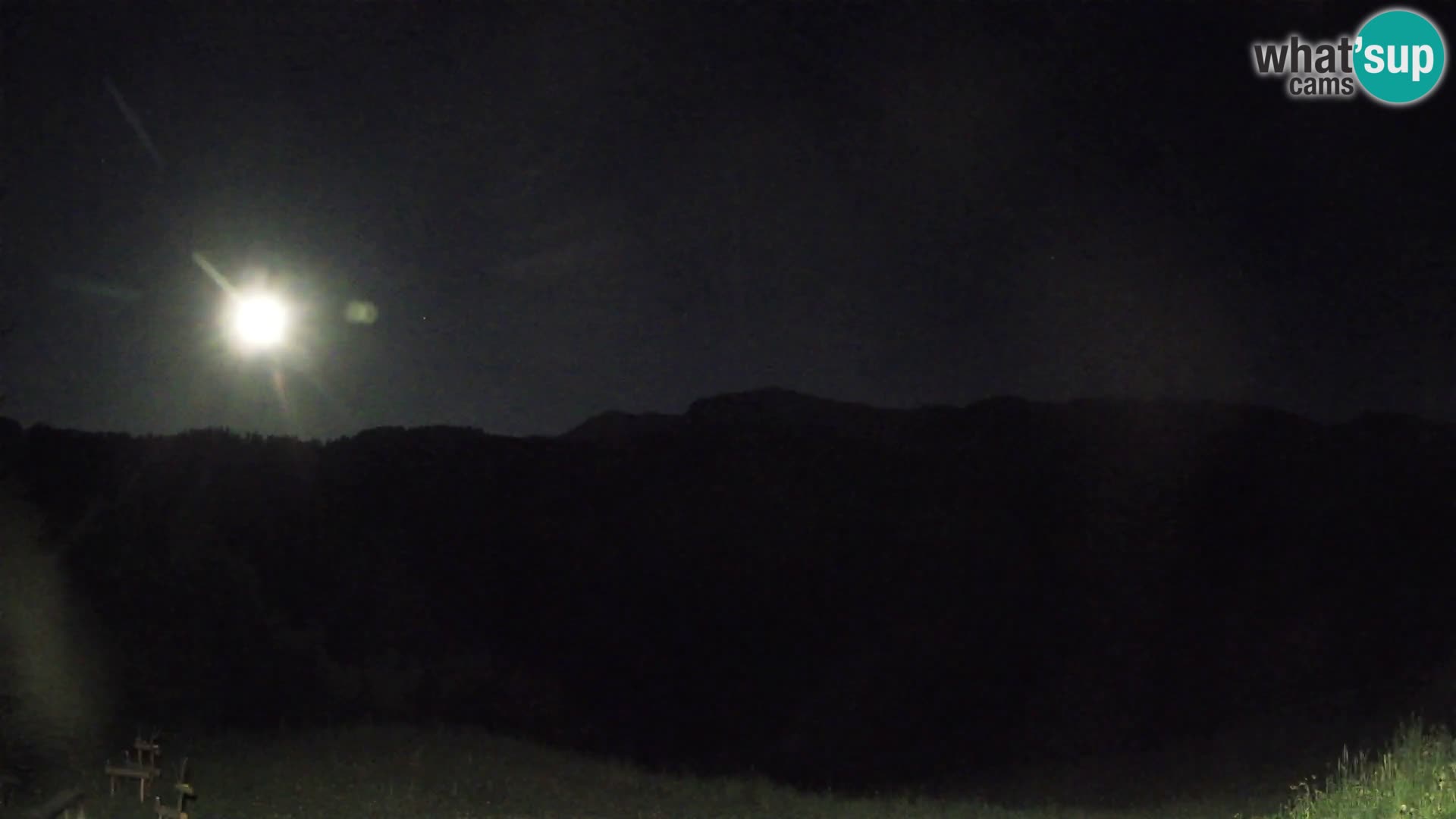 Webcam Brunarica Dražgoše – Live View of Ratitovec (1666 m)