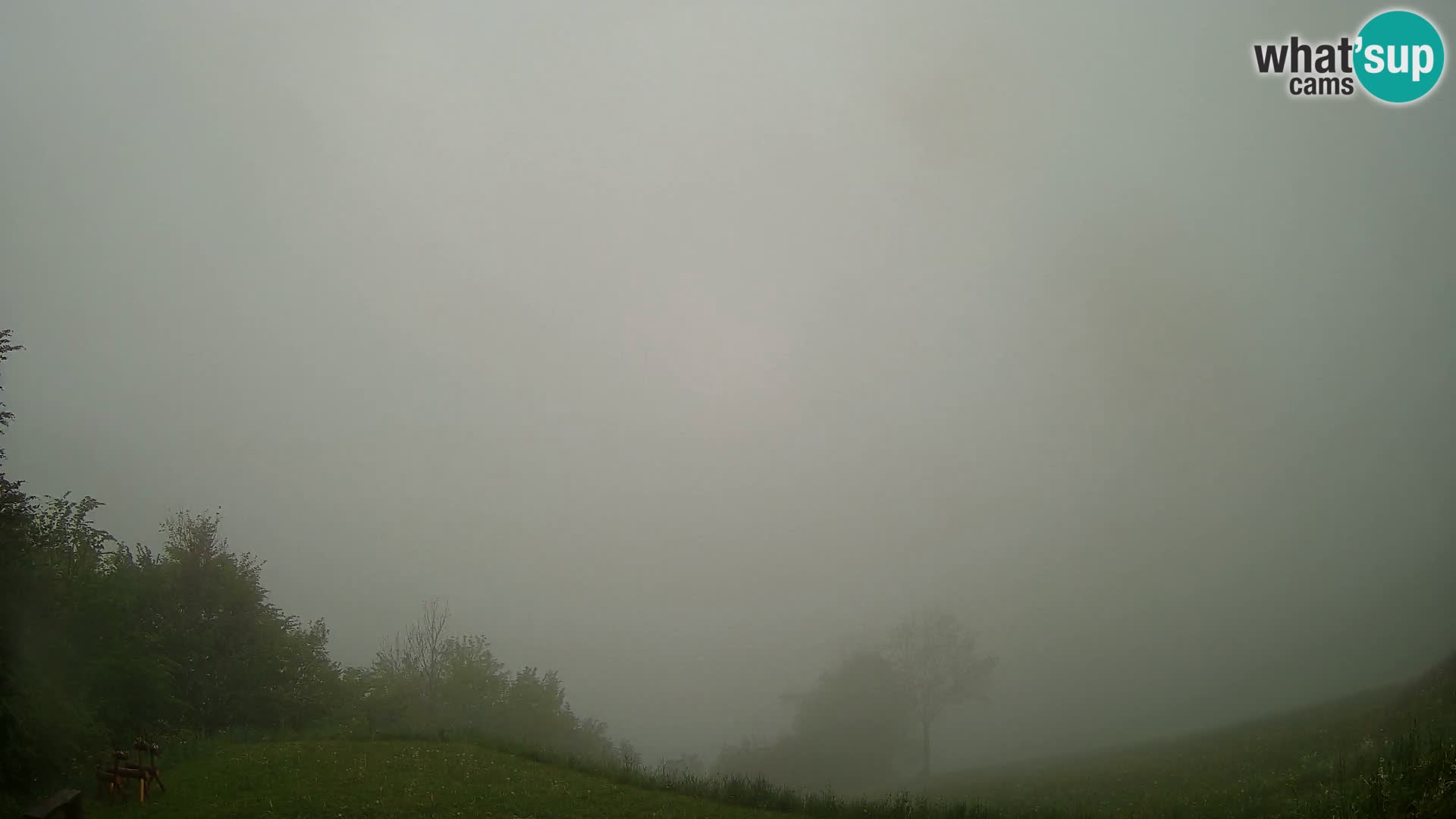 Webcam Brunarica Dražgoše – Live View of Ratitovec (1666 m)