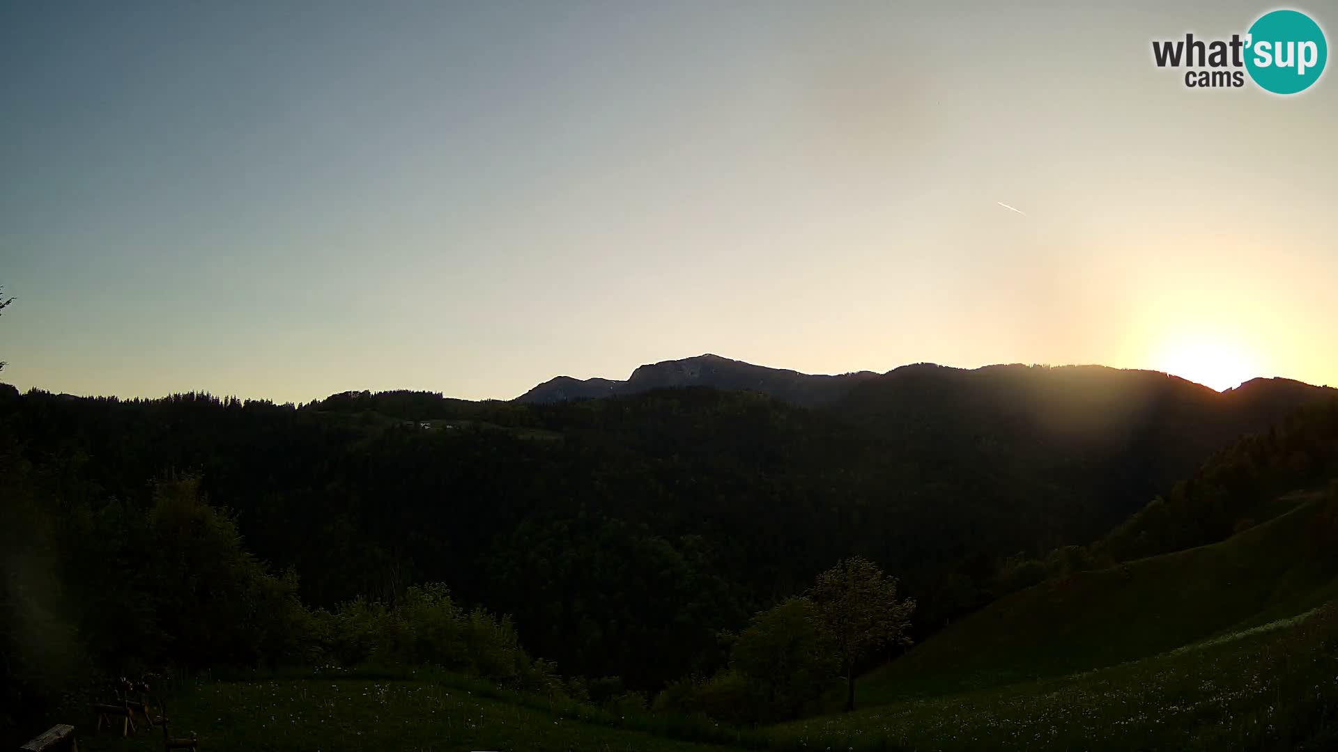 Web kamera Brunarica Dražgoše – Pogled uživo na Ratitovec (1666 m)