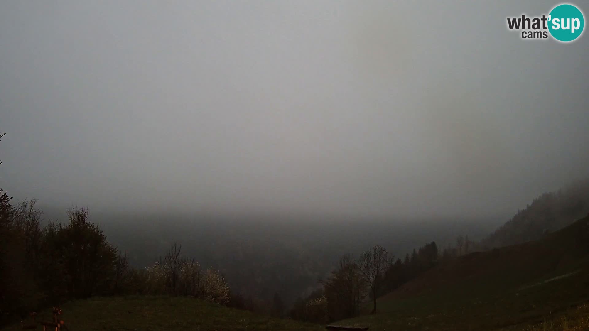 Spletna kamera Brunarica Dražgoše – Pogled v živo na Ratitovec (1666 m)