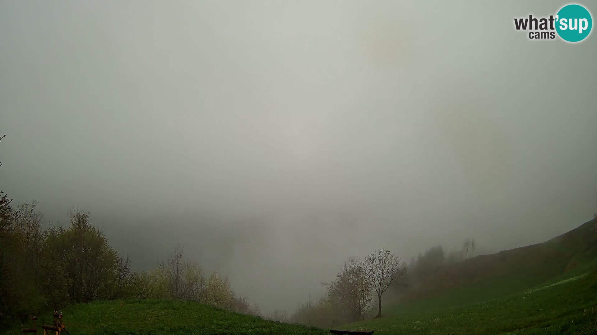 Webcam Brunarica Dražgoše – Liveblick auf Ratitovec (1666 m)