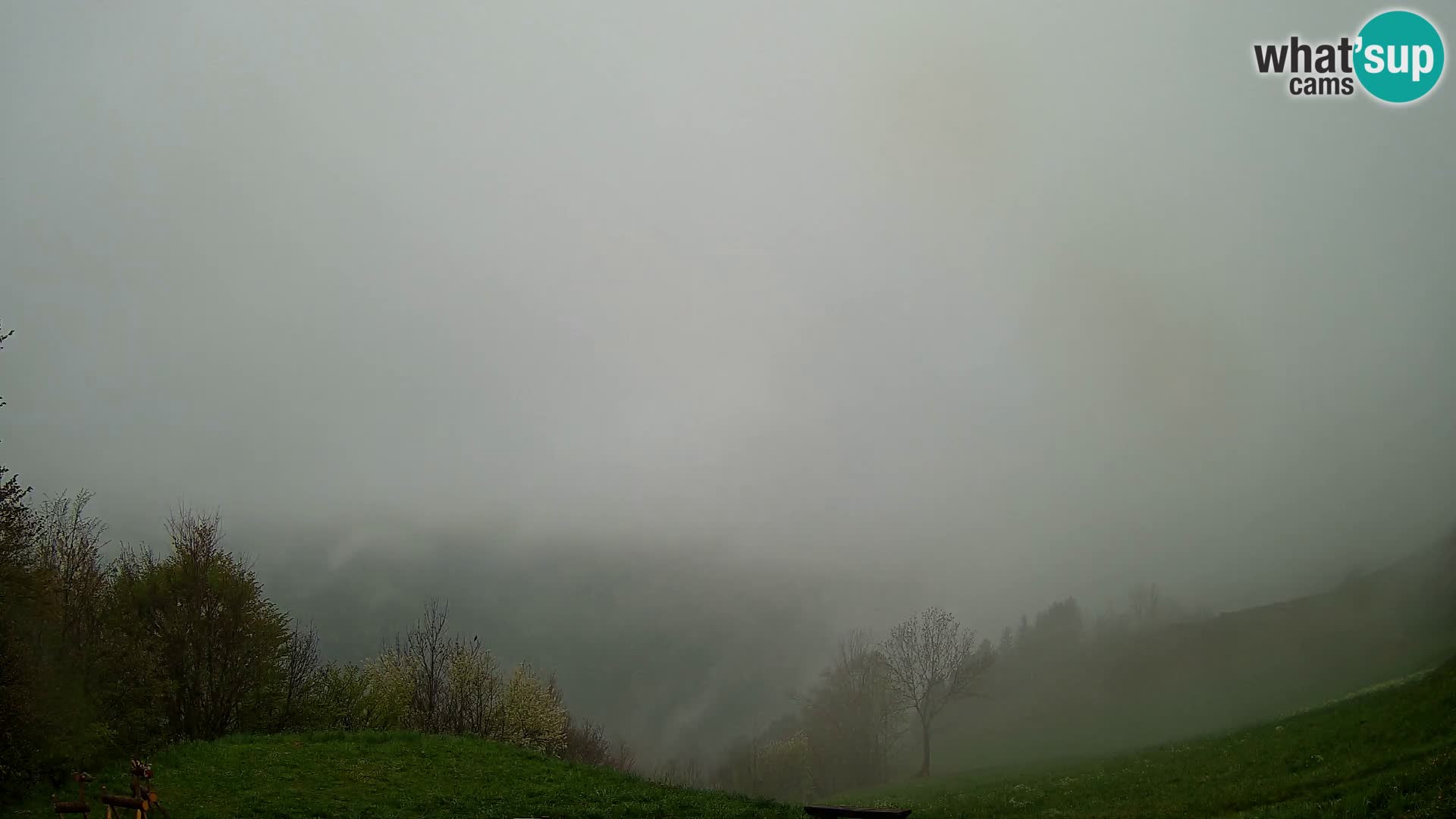 Webcam Brunarica Dražgoše – Live View of Ratitovec (1666 m)