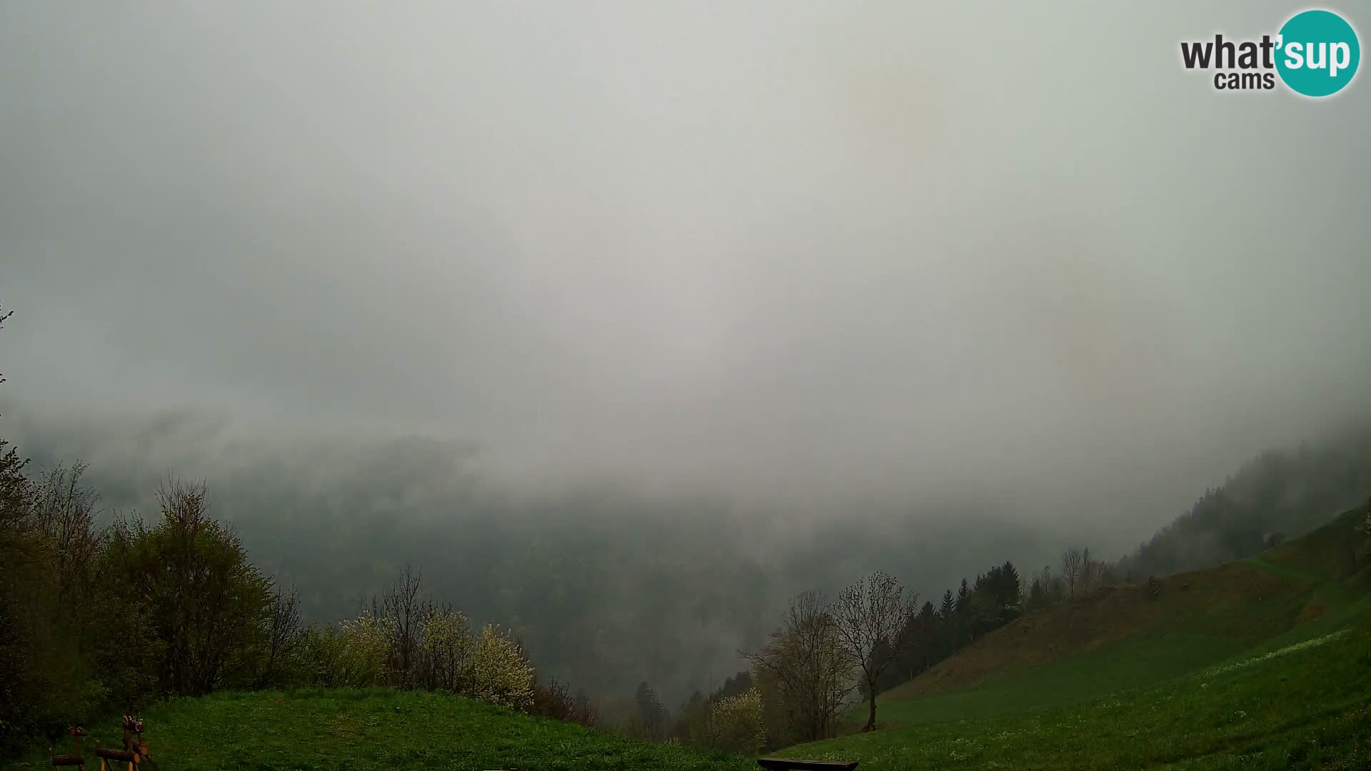 Webcam Brunarica Dražgoše – Live View of Ratitovec (1666 m)