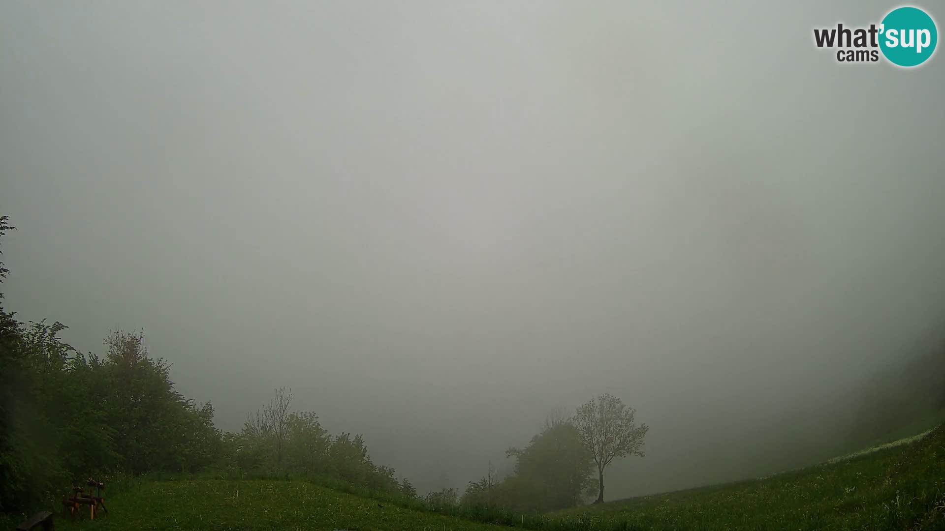 Webcam Brunarica Dražgoše – Liveblick auf Ratitovec (1666 m)