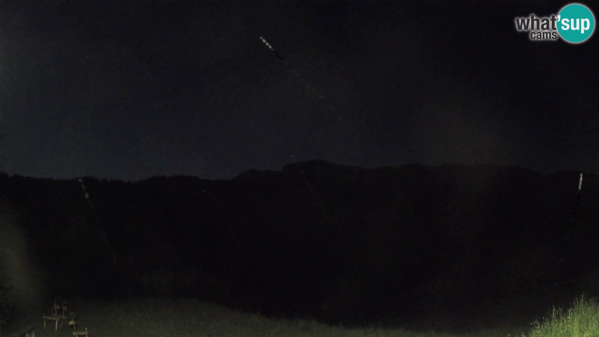 Webcam Brunarica Dražgoše – Vista live sul Ratitovec (1666 m)