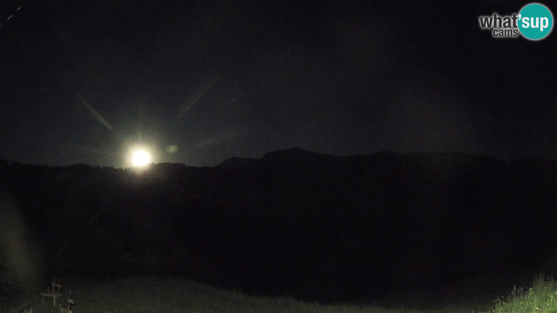 Webcam Brunarica Dražgoše – Live View of Ratitovec (1666 m)