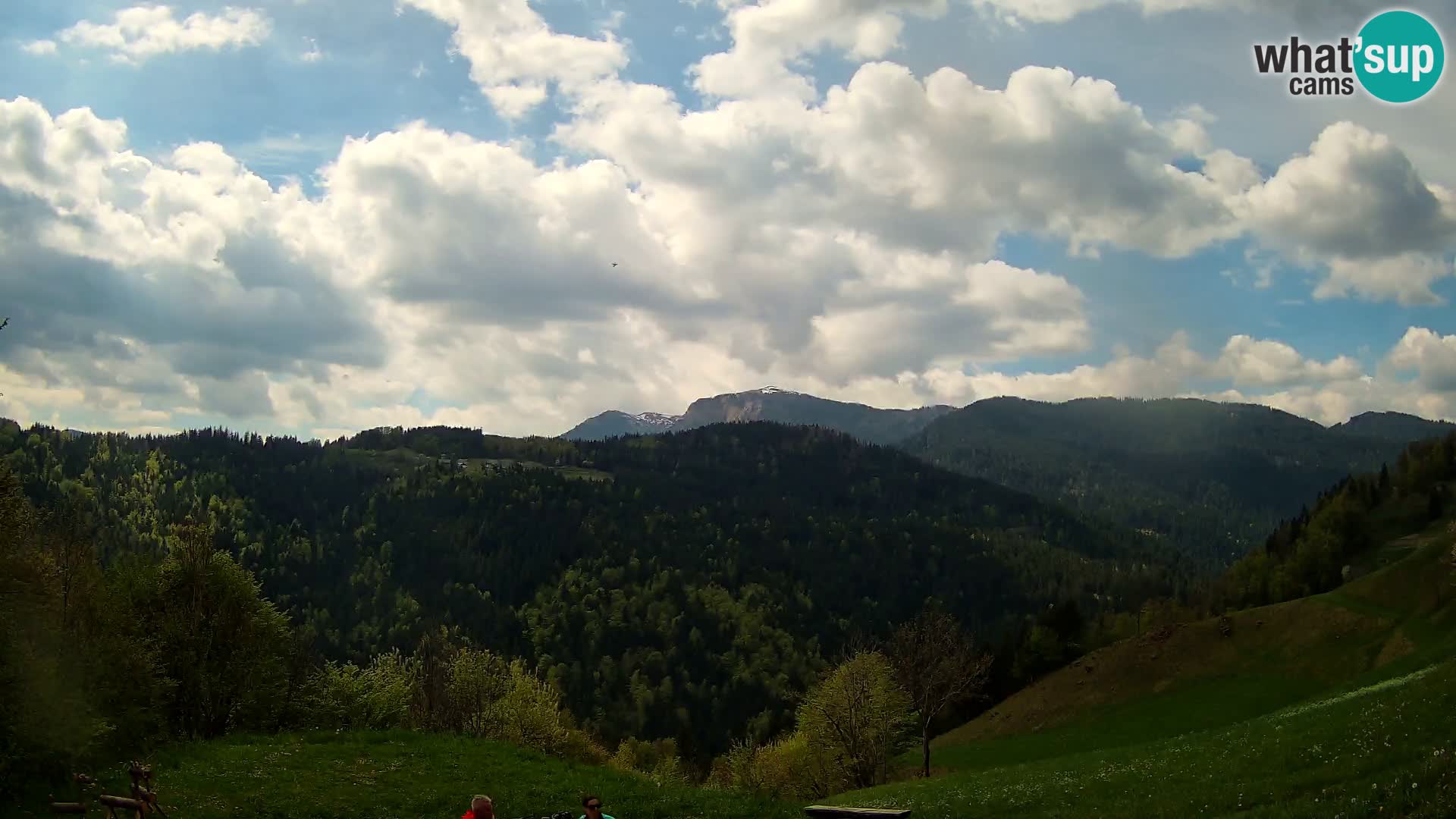 Webcam Brunarica Dražgoše – Liveblick auf Ratitovec (1666 m)