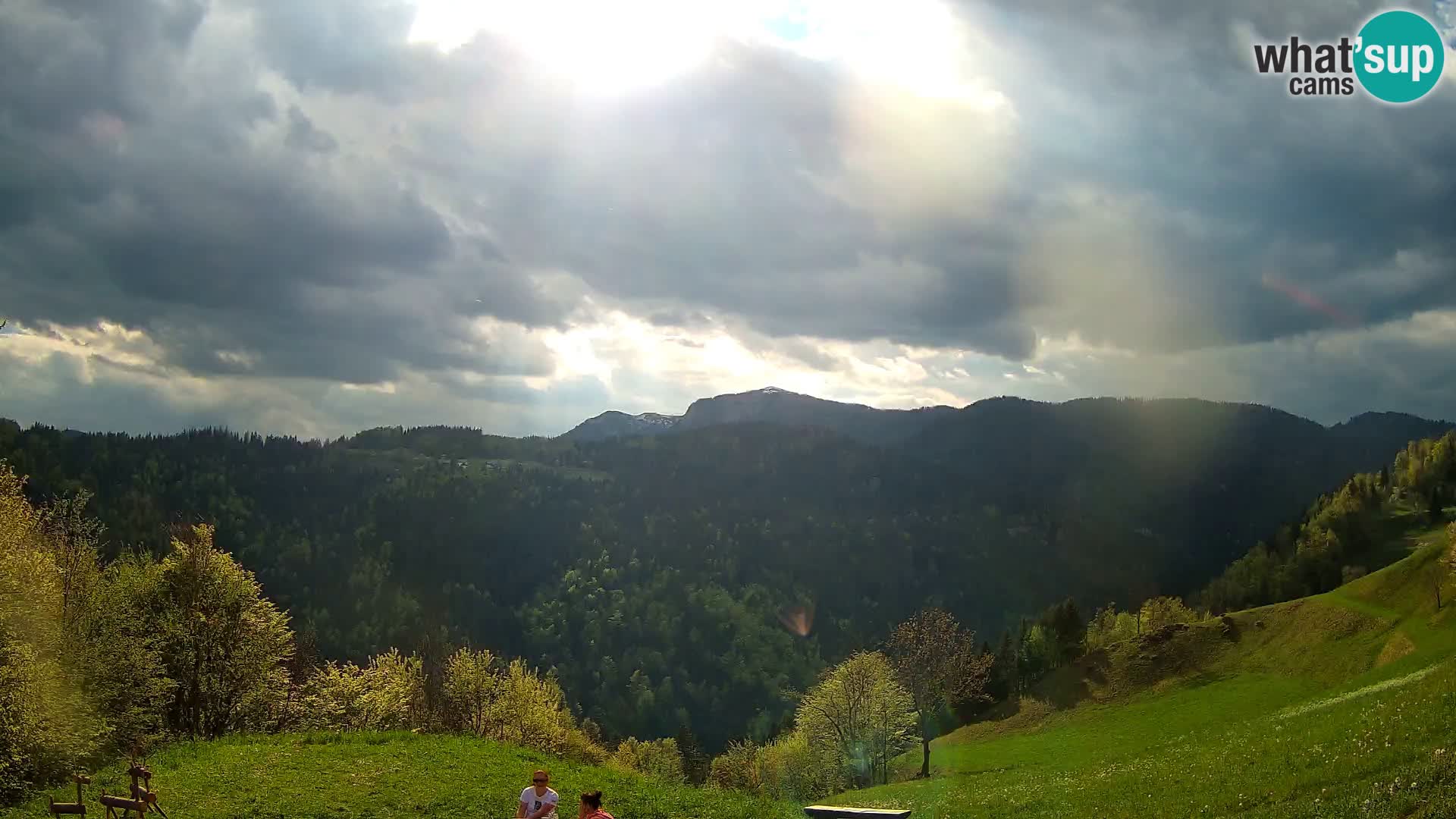 Web kamera Brunarica Dražgoše – Pogled uživo na Ratitovec (1666 m)