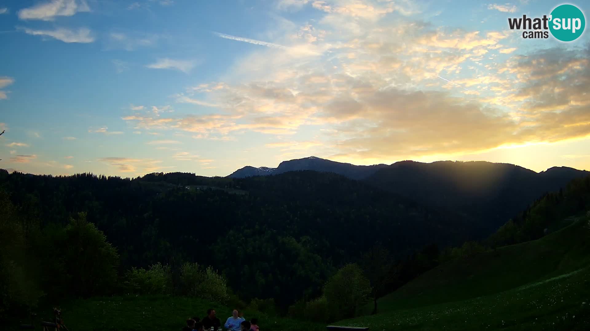 Web kamera Brunarica Dražgoše – Pogled uživo na Ratitovec (1666 m)