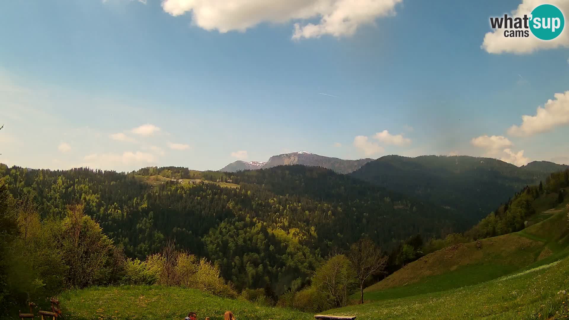 Webcam Brunarica Dražgoše – Liveblick auf Ratitovec (1666 m)