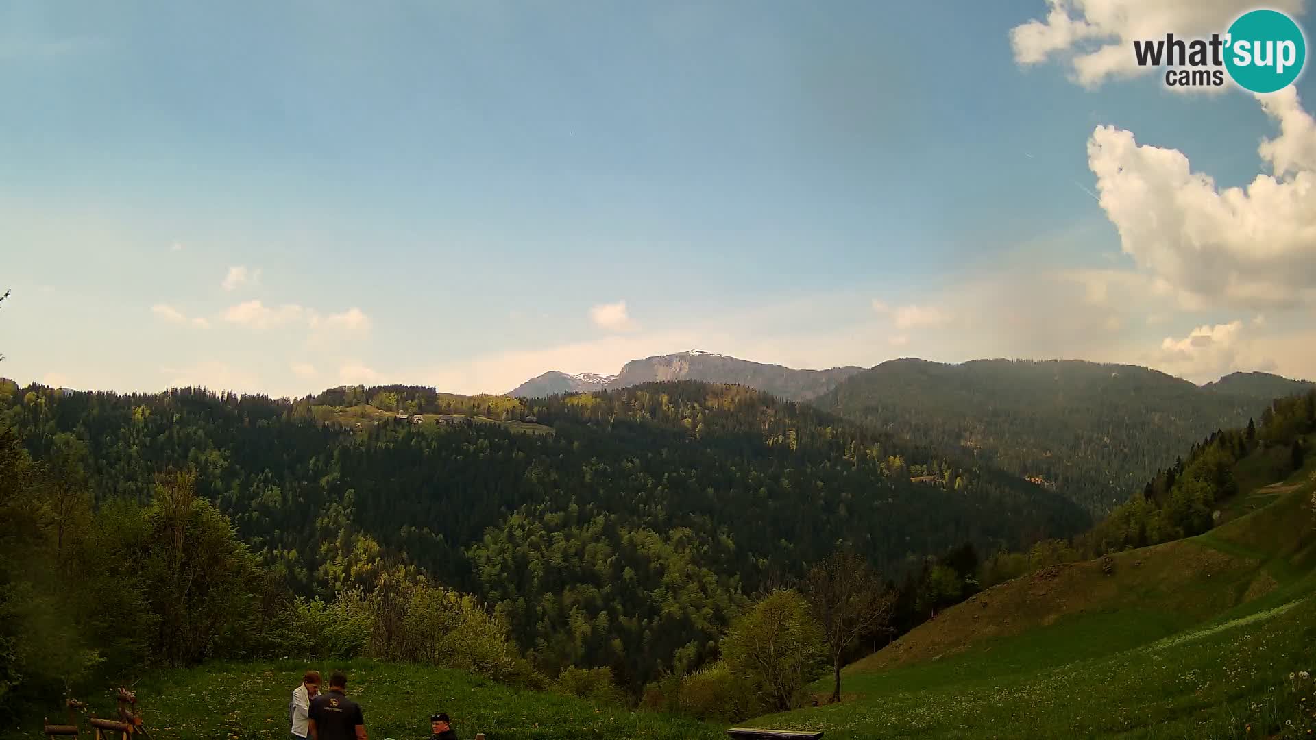 Webcam Brunarica Dražgoše – Liveblick auf Ratitovec (1666 m)
