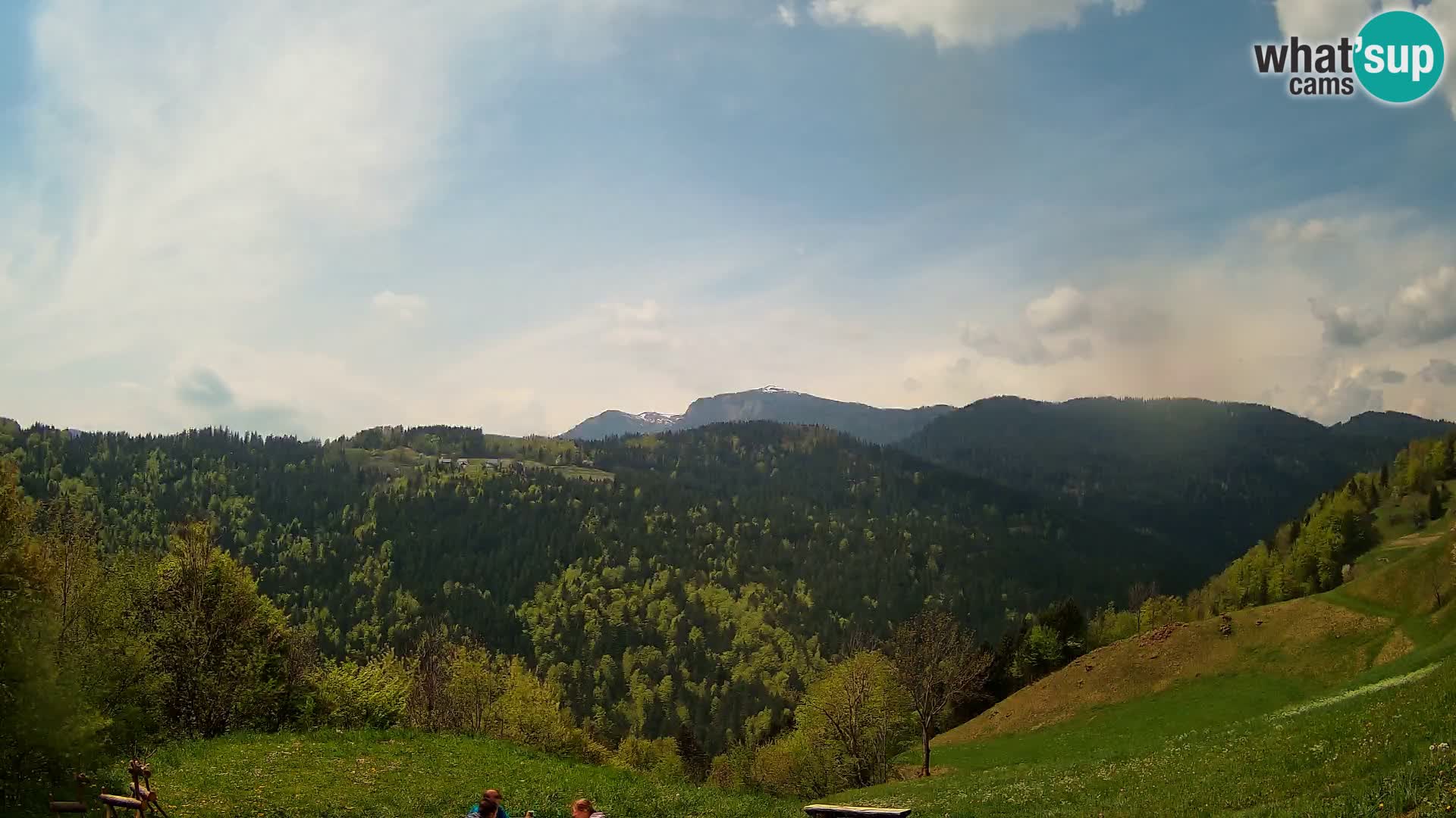 Webcam Brunarica Dražgoše – Liveblick auf Ratitovec (1666 m)