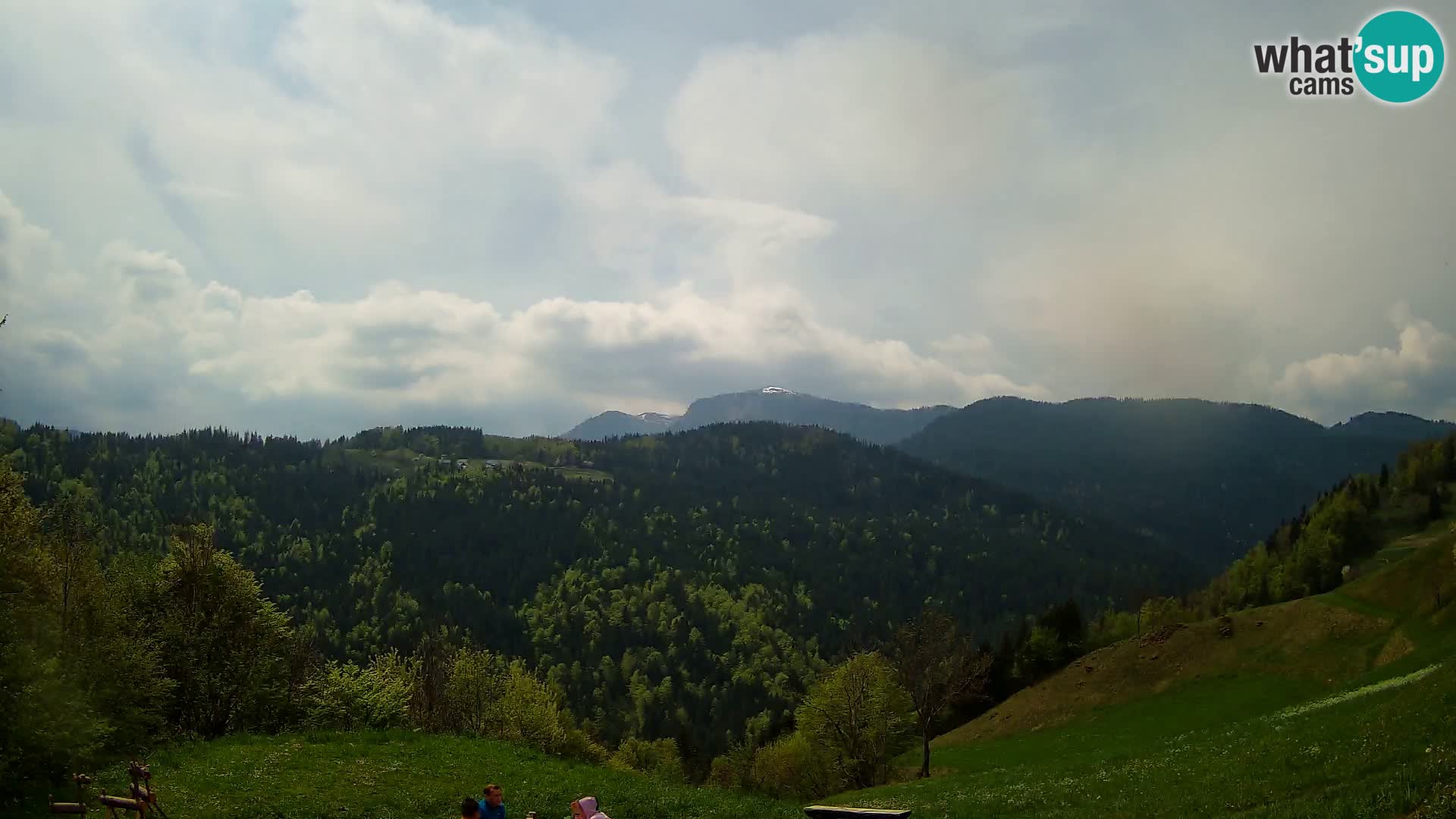 Web kamera Brunarica Dražgoše – Pogled uživo na Ratitovec (1666 m)