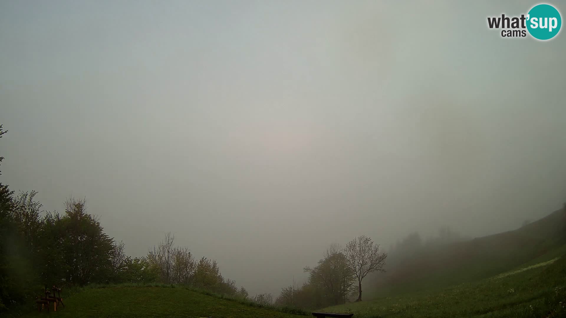 Webcam Brunarica Dražgoše – Live View of Ratitovec (1666 m)