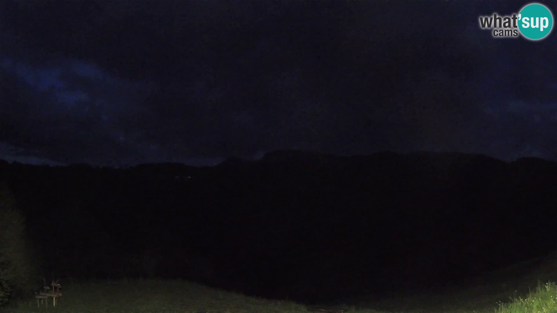 Webcam Brunarica Dražgoše – Live View of Ratitovec (1666 m)