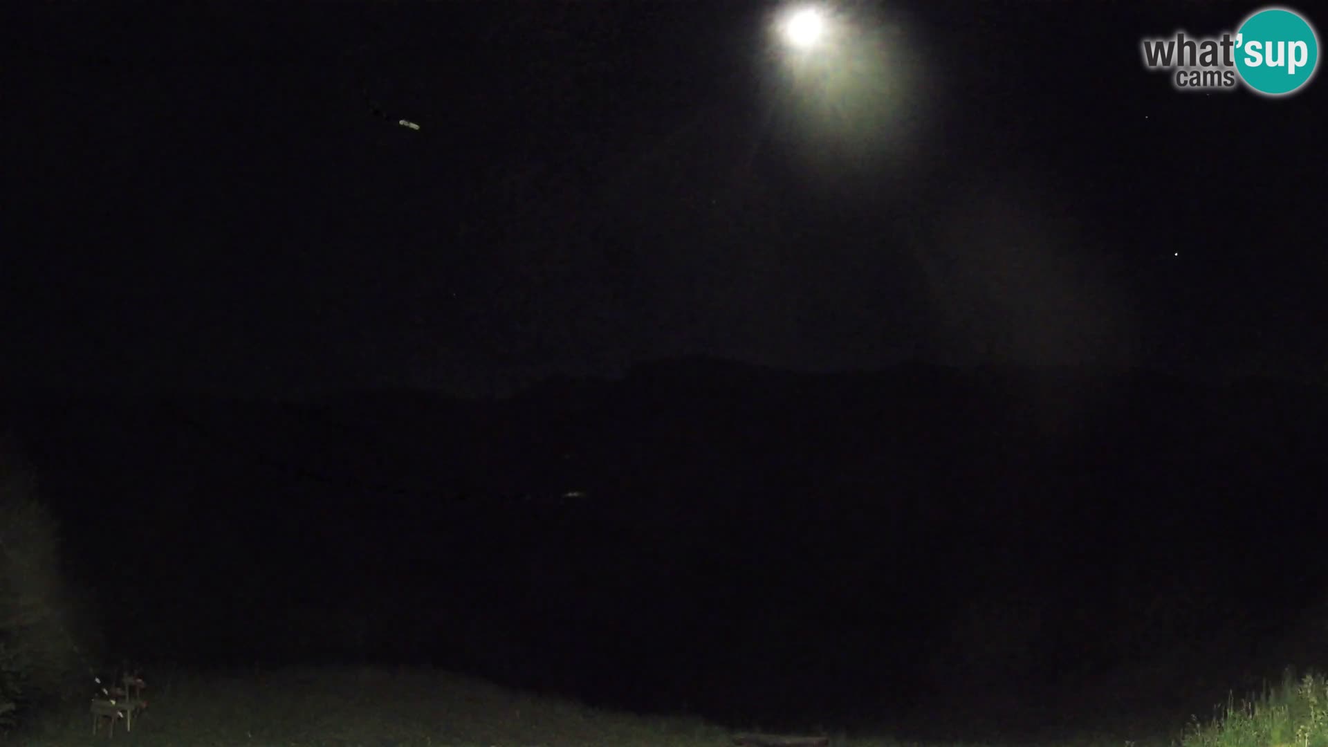 Webcam Brunarica Dražgoše – Vista live sul Ratitovec (1666 m)