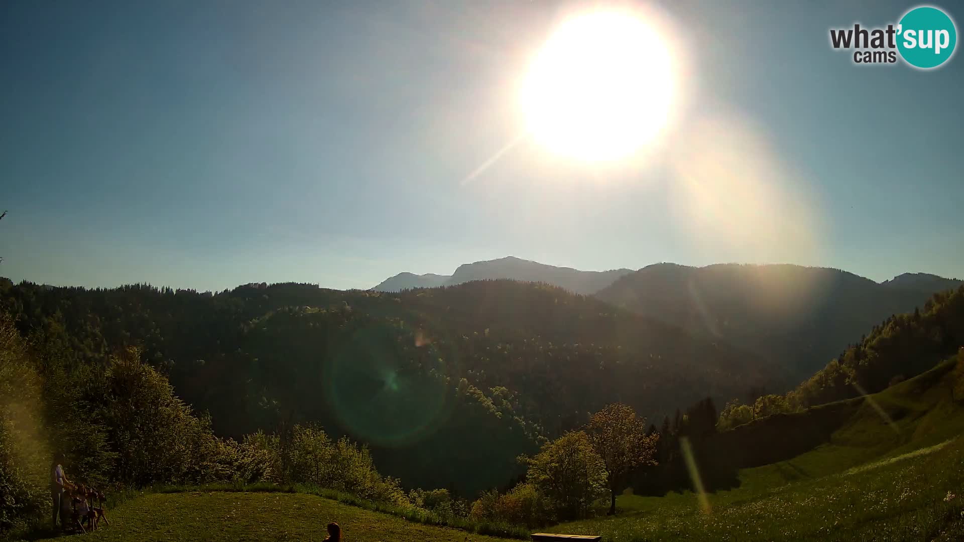 Webcam Brunarica Dražgoše – Liveblick auf Ratitovec (1666 m)