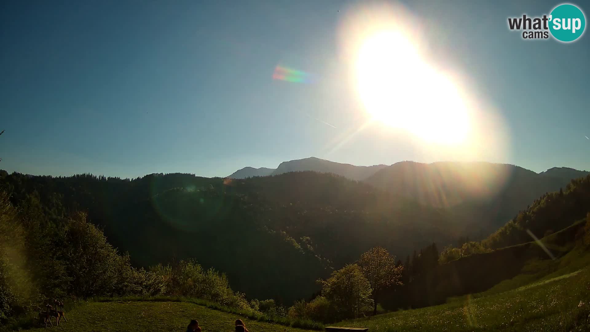 Webcam Brunarica Dražgoše – Liveblick auf Ratitovec (1666 m)