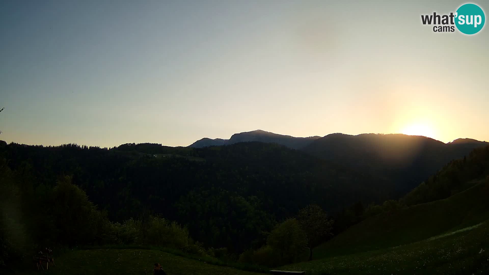 Webcam Brunarica Dražgoše – Live View of Ratitovec (1666 m)