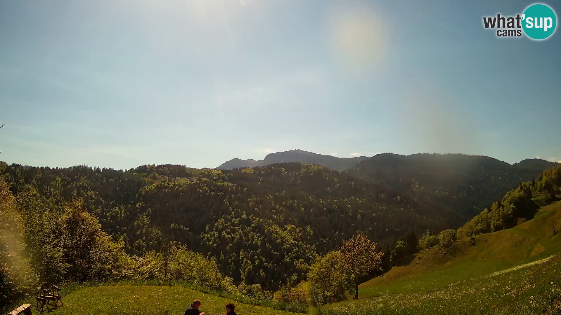 Webcam Brunarica Dražgoše – Live View of Ratitovec (1666 m)