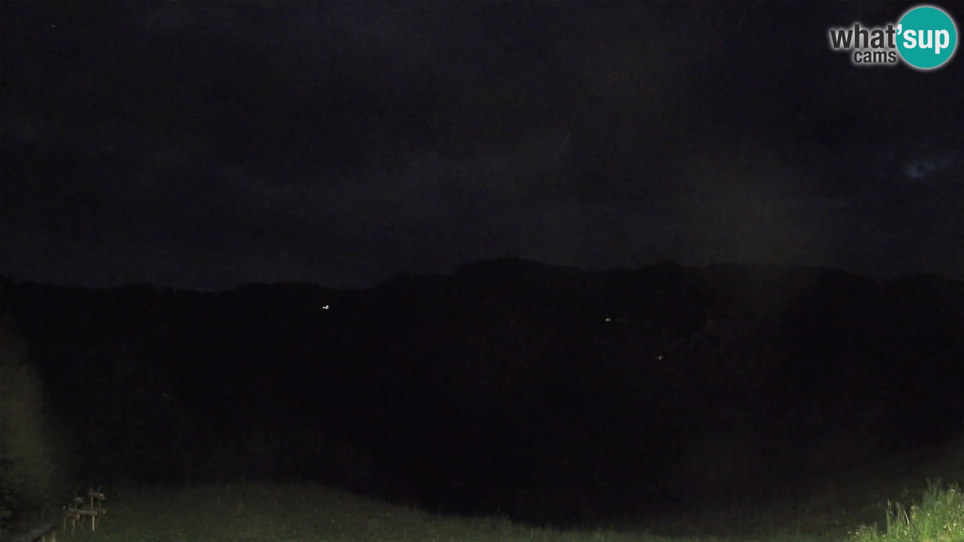 Webcam Brunarica Dražgoše – Live View of Ratitovec (1666 m)